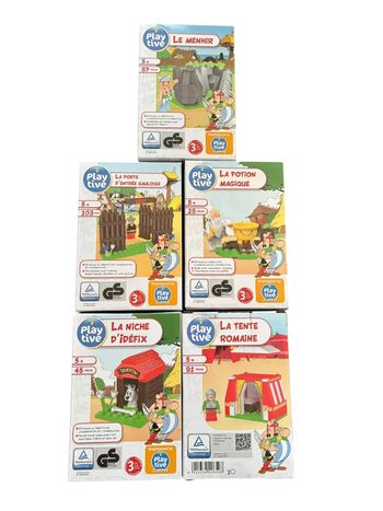 Lot de 5 boîtes Astérix et Obelix Playtive neuf