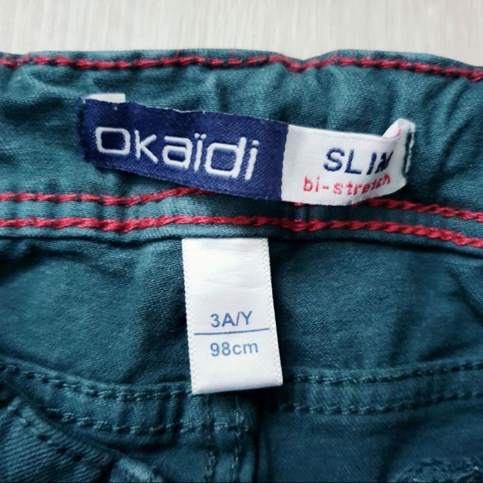 Pantalon bleu canard - Okaïdi - photo numéro 3