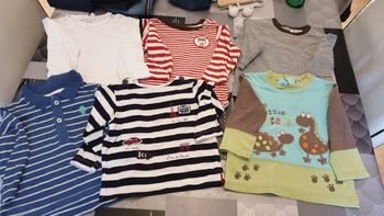 Lot de 6 Tee-shirt manche longue taille 12mois très bonne état