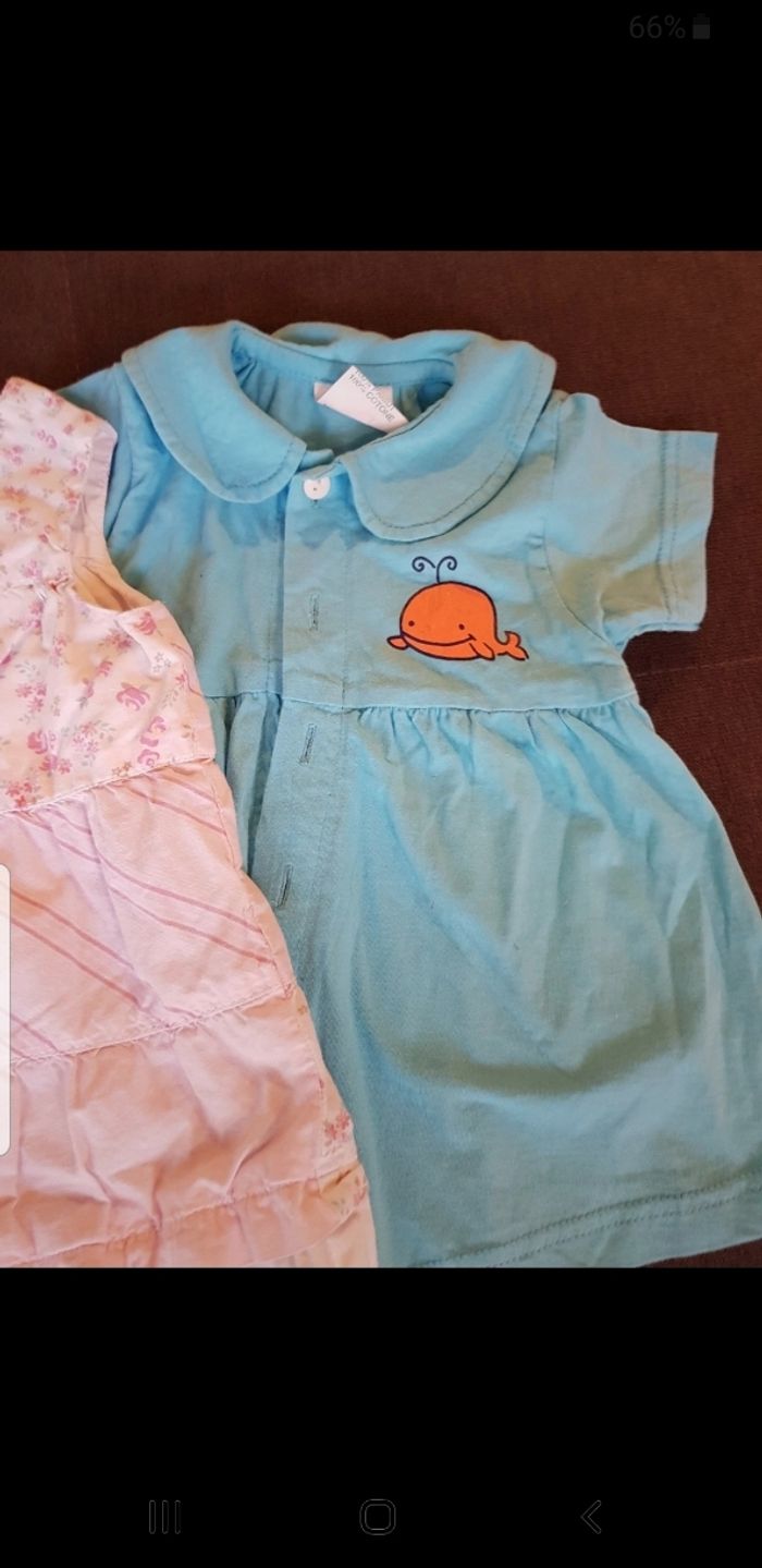Lot de 3 robes taille 3 mois - photo numéro 3