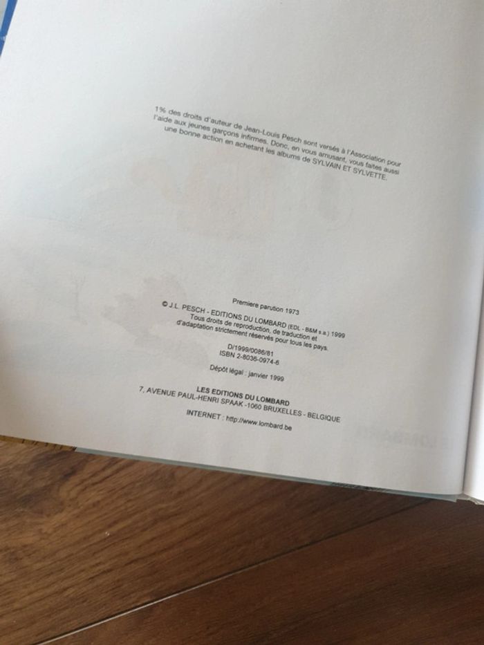 Bande dessinée Sylvain et Sylvette La partie de luge - photo numéro 4