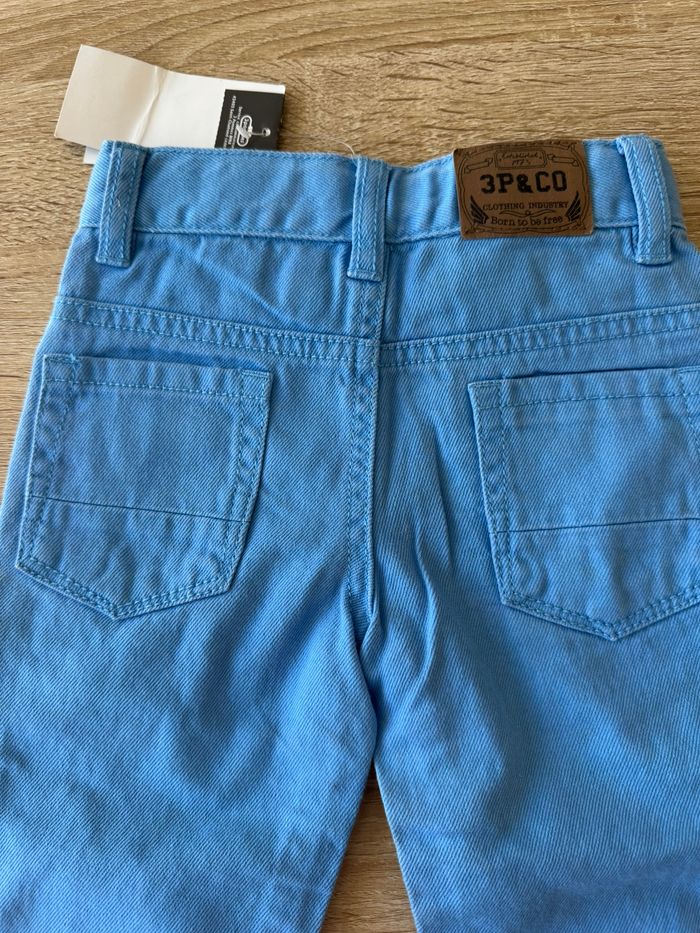 Pantalon garcon bleu taille reglable neuf 3 Pommes - photo numéro 2