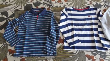 Lot 3 tee shirts polo Sergent Major 8 ans