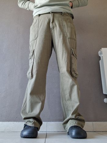 Pantalon Cargo taille 42 coton  kaki