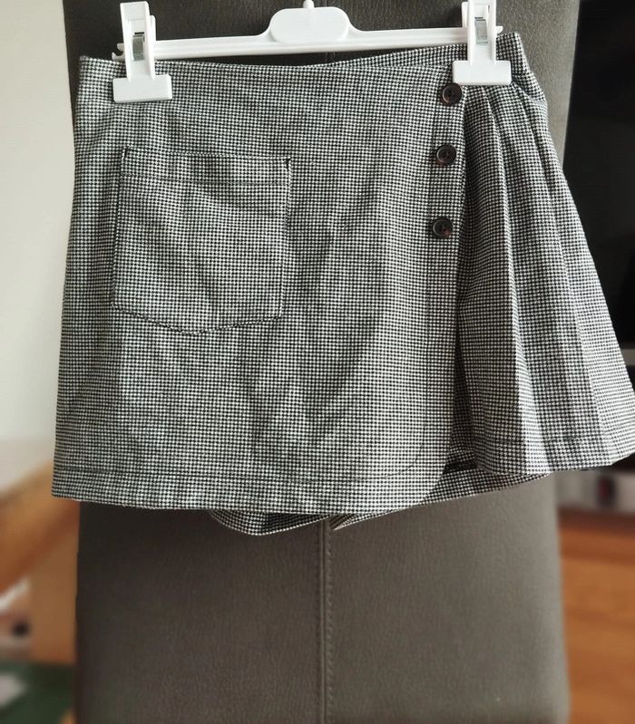 Jupe short à carreaux 12 ans