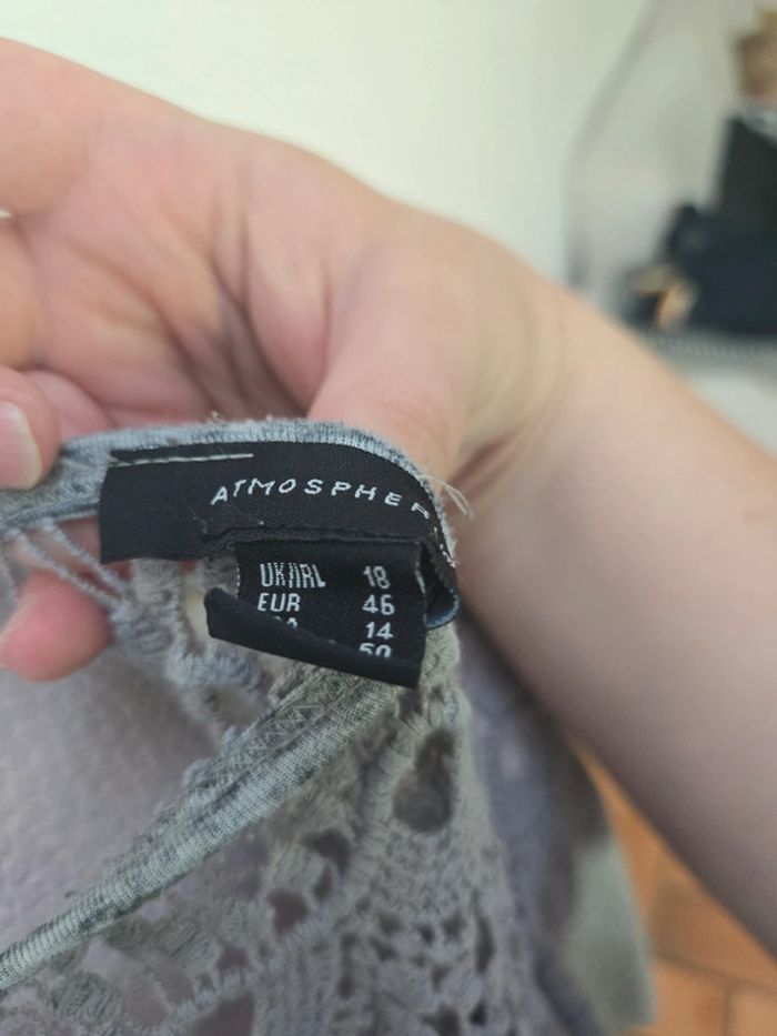 Pull fin gris Atmosphère Taille 46 - photo numéro 6