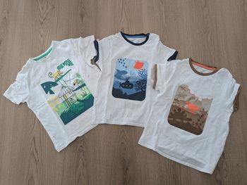 Lot t-shirt manches courtes Obaibi Okaïdi