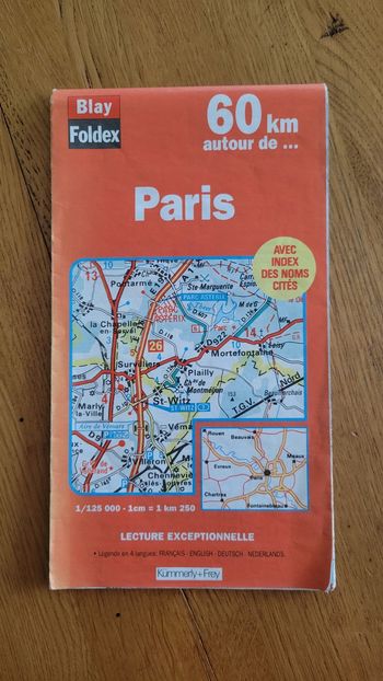 Carte Paris Blay-foldex.