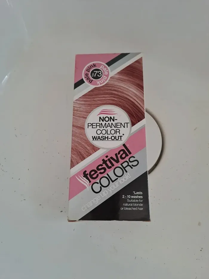Couleur non permanente rose