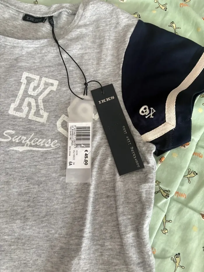 T-shirt fille 6 ans ikks - photo numéro 4