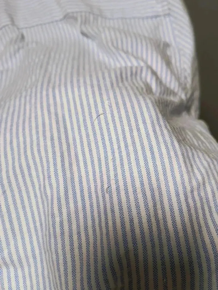 Chemise Ralph Lauren Slim Fit Rayée Bleu/Blanc – Élégance Vintage Y2K - photo numéro 11