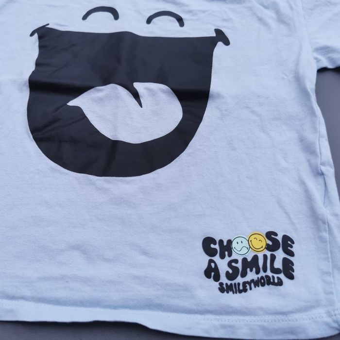 Tee-shirt MC Smiley 4-6 ans fille H&M - photo numéro 2