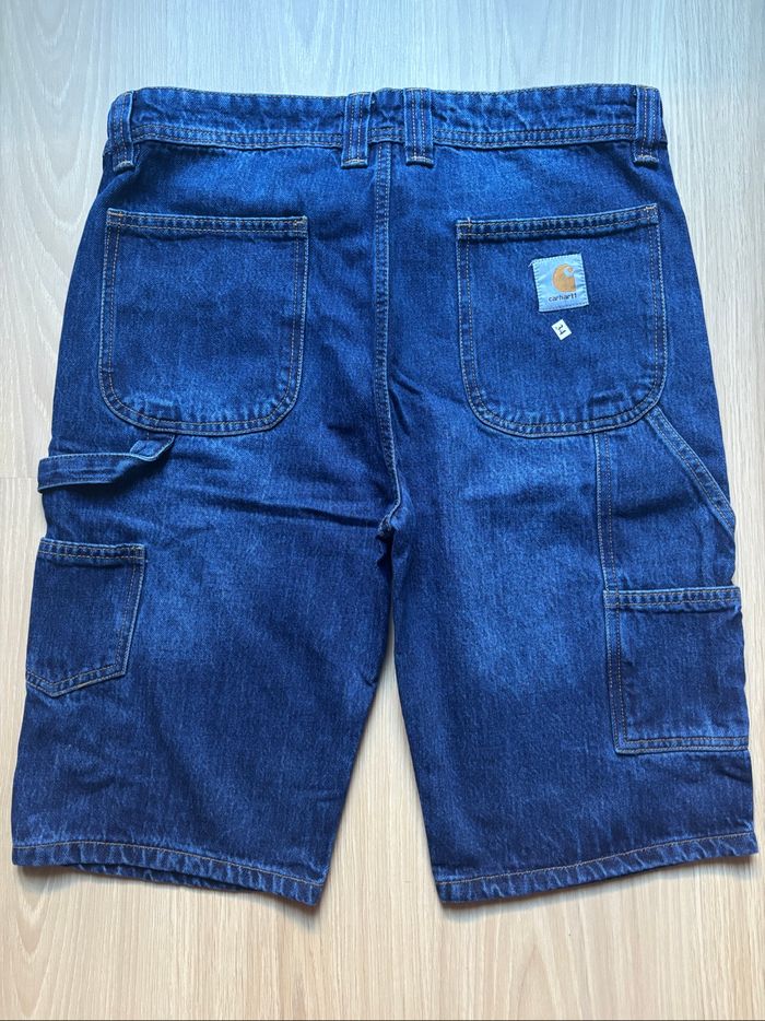Short Carhartt Single Knee Rework Bleu Marine L / 34