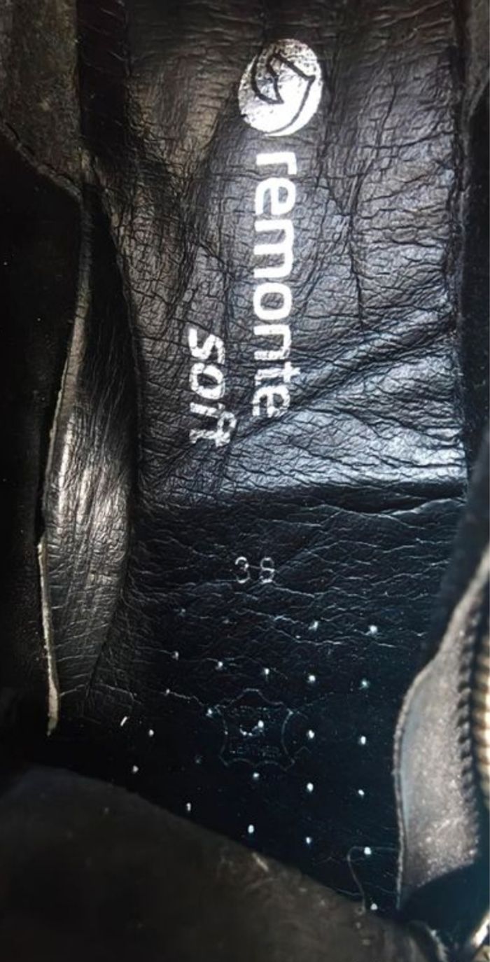 Chaussure mis haute cuir marque Remonte soft taille 38 neuve - photo numéro 5