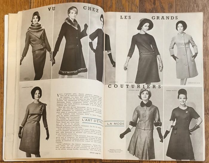 Ancien magazine 1961 Modes et travaux avec 3 patrons + supplément n°731 vintage - photo numéro 8