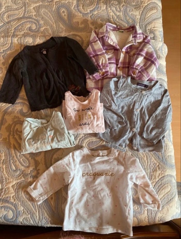 Lot vêtements bébé fille 9mois - photo numéro 3