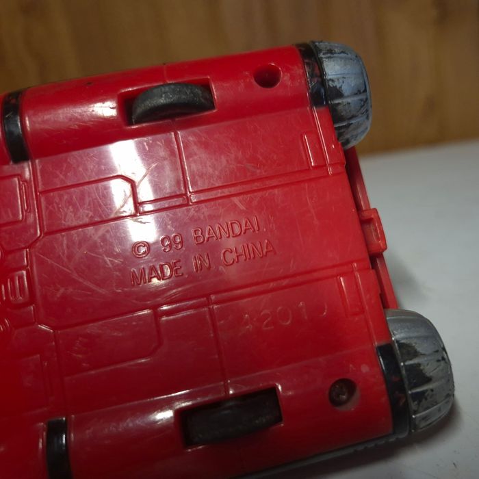 Vehicule de secours power rangers rouge lightspeed Bandai 1999 - photo numéro 6