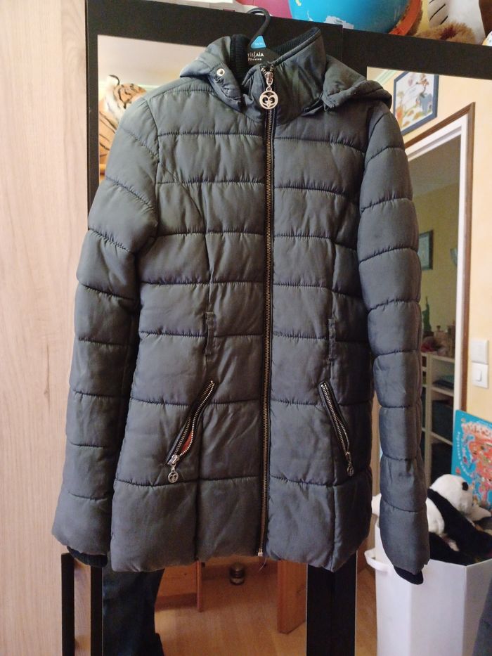 Manteau hivers fille avec capuche - photo numéro 3