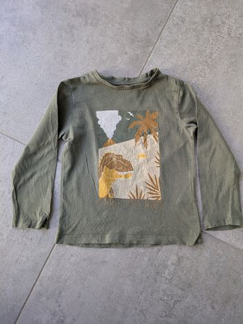 Tee shirt manches longues dinosaure gemo