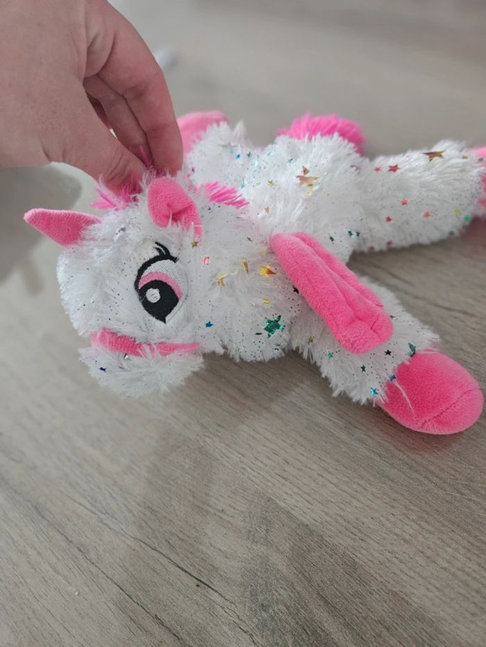 Peluche doudou neuve licorne