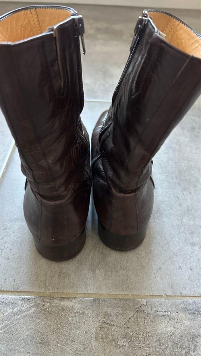 🌟 sublimes bottes cuir 44 luxe - photo numéro 9