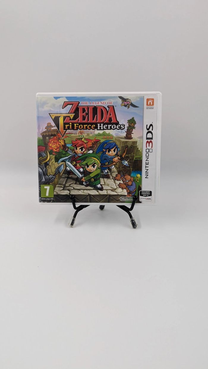 Jeu Nintendo 3DS The Legend of Zelda Tri Force Heroes en boite, sans notices Nintendo Beebs