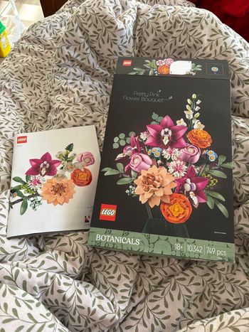 Bouquet fleur lego 
