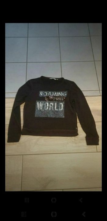 Pull fin paillettes fille garcia super état 14/15 ans