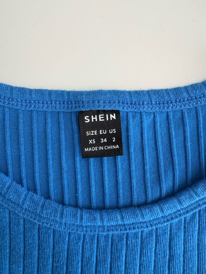 Robe sans manches bleu - SHEIN - XS/34 - photo numéro 3