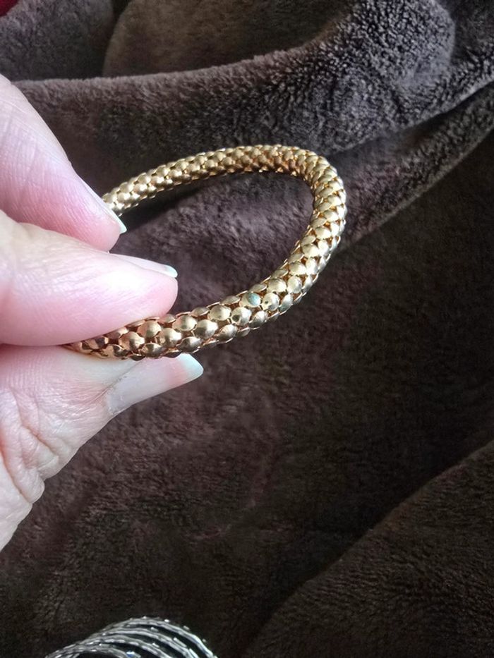 Bracelet doré avec note musical - photo numéro 6