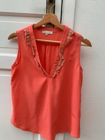Blouse corail