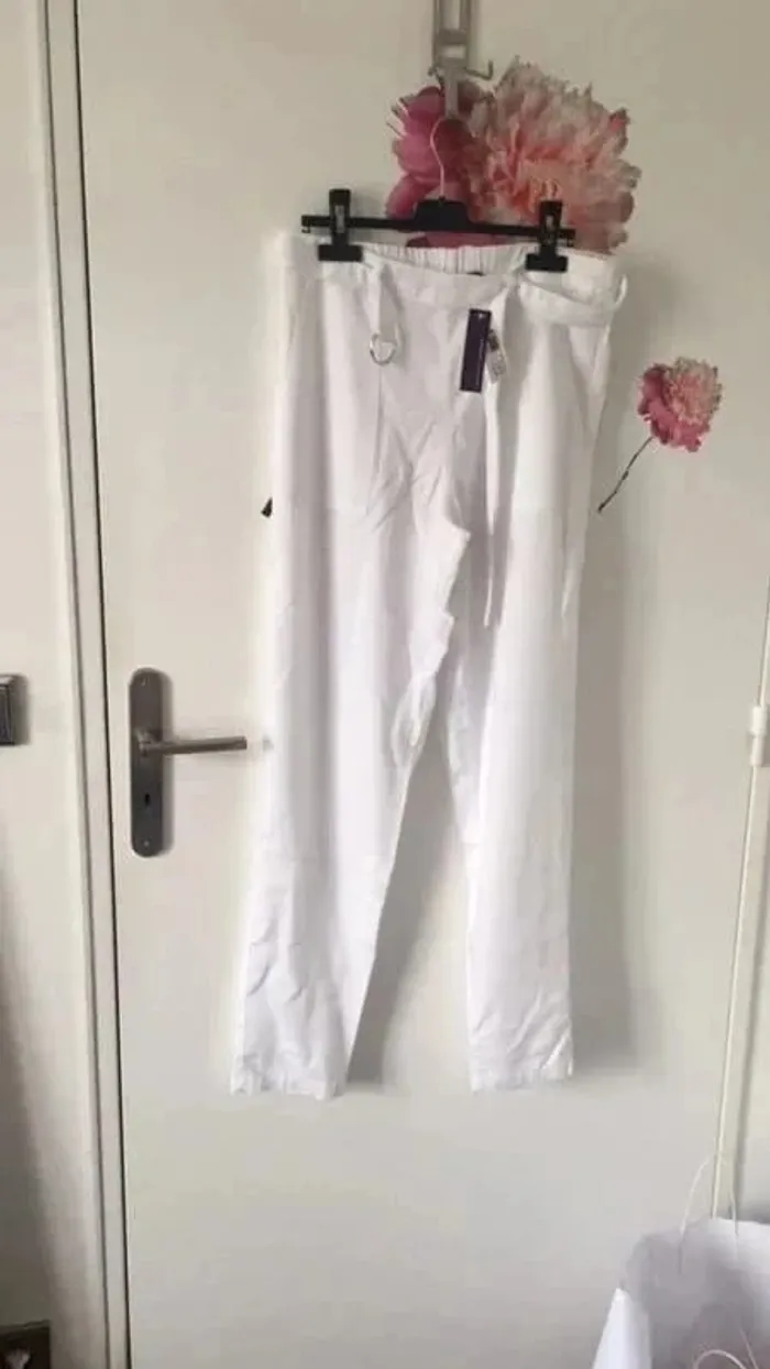 Pantalon blanc Princesse Tam Tam Neuf