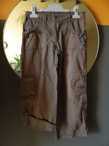 Pantalon transformable en pantacourt fille T 12 ans "Okaidi"