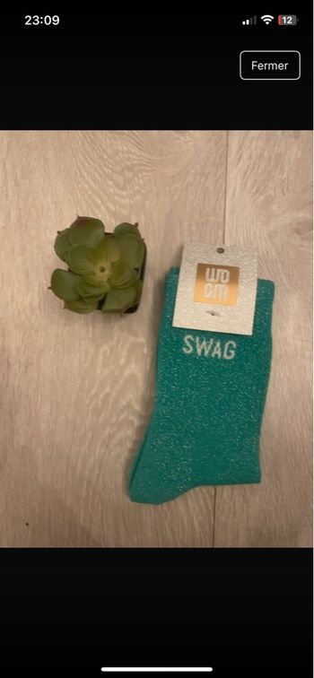 Chaussette à paillette