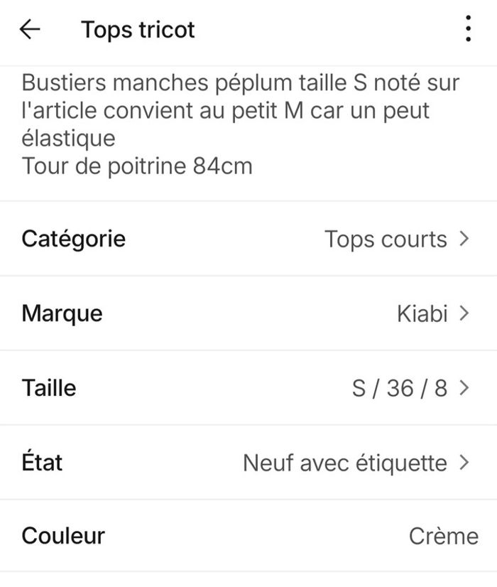 Tops tricot - photo numéro 3