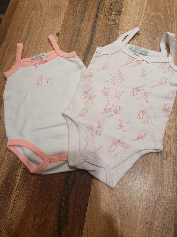 Lot de 2 bodies bretelles
