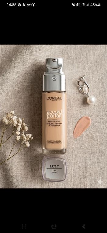 Fond teint Accord Parfait de L'Oréal,  teinte Cool Rose