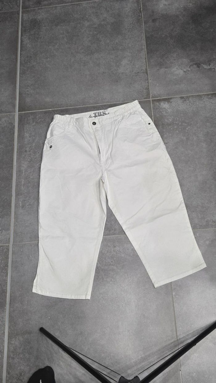 Pantacourt blanc tbs