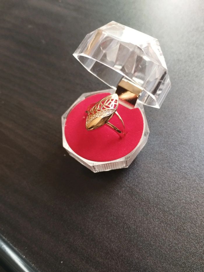 Bague vintage Marquise avec coffret cadeau - photo numéro 2