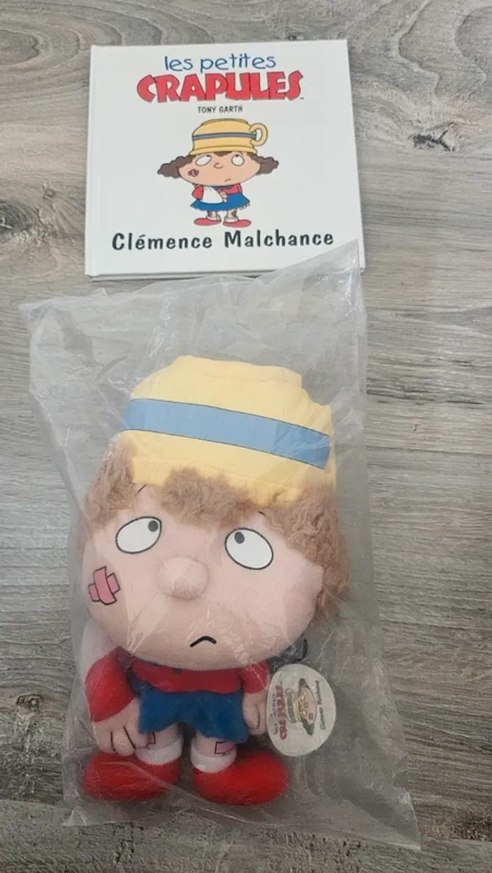 Les petites crapules Clémence malchance livre + peluche