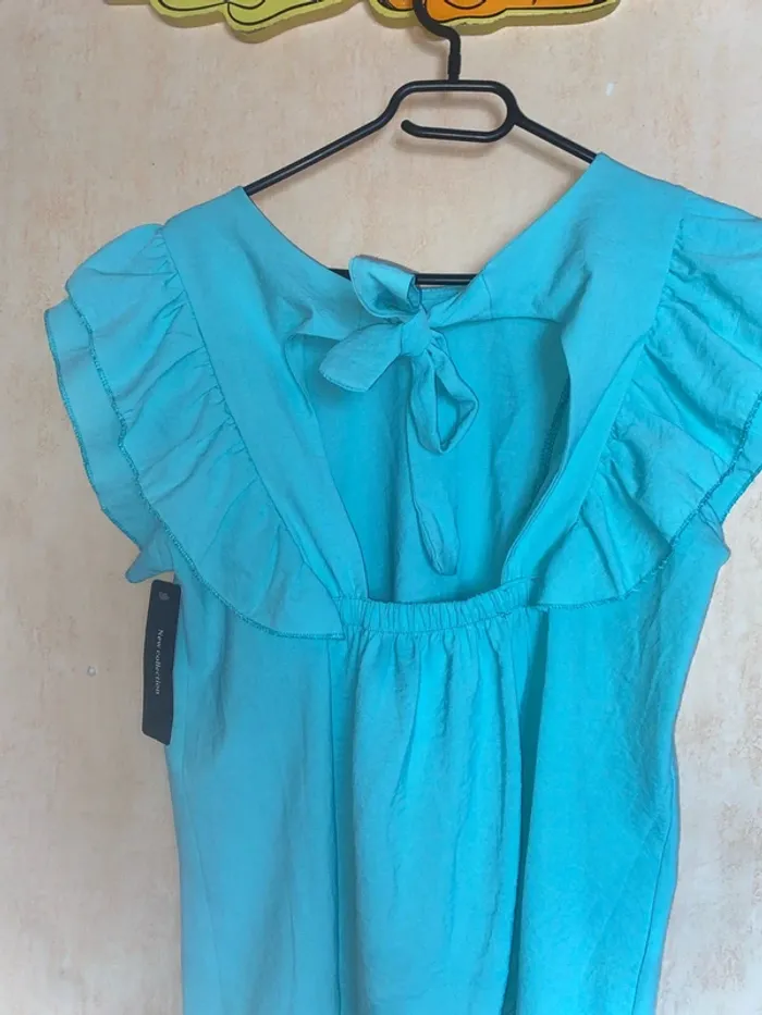 Top New collection bleu turquoise TU - photo numéro 7