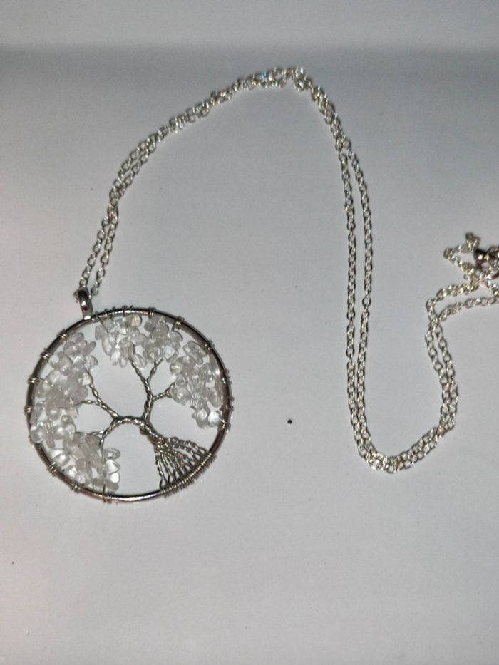 Collier arbre de vie Quartz - photo numéro 2