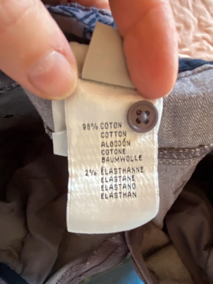 Jean slim mauve /violine Cyrillus taille 16 ans. - photo numéro 5