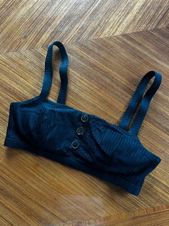 Haut de maillot de bain noir