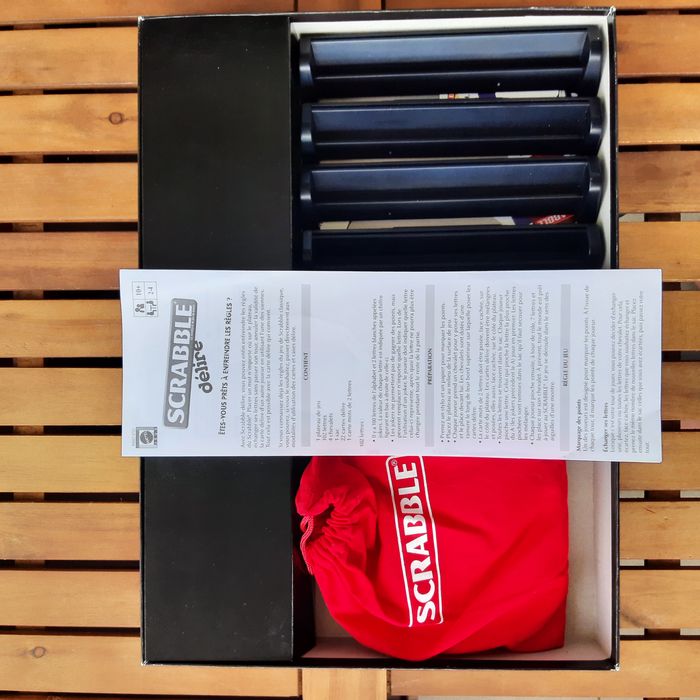 Scrabble Délire Mattel édition spéciale complet cartes plateau sac lettres - photo numéro 4