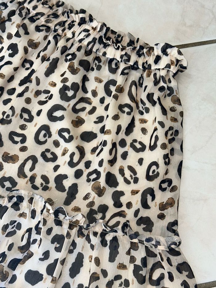 Jupe léopard beige taille M/L - photo numéro 6