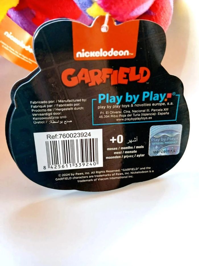 Garfield peluche Multi Colour 30cm Nickelodeon - photo numéro 3