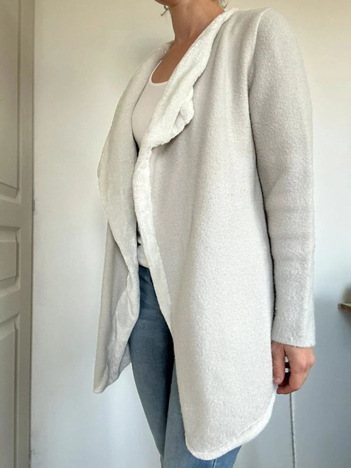 Rougegorge Gilet hiver gris clair – Taille 36 – Très bon état - photo numéro 10