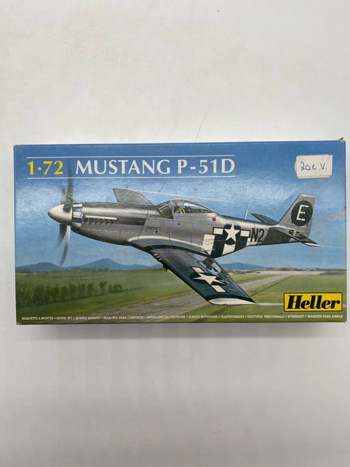 Heller maquette Mustang P-51D