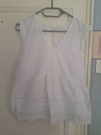 Blouse blanche, marque Promod, taille 38